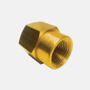 Camisa reductora de bronce de 1/4” hembra npt x 1/8” hembra npt marca Covalca