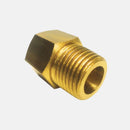 Reductor campana de bronce de 1/2" hembra npt x 1/4" macho npt marca covalca