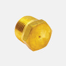 Tapon de bronce de 1/2" macho npt marca covalca