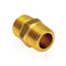 Niple de bronce 1/4" macho npt con cuadrante marca covalca