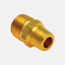 Niple reductor de bronce de 1/2" macho npt x 1/4" macho npt con cuadrante marca covalca 
PRECIOS NO INCLUYEN I.S.V.