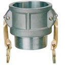 Adaptador de aluminio de 2" hembra rapido x 2" macho npt marca kuriyama coupling