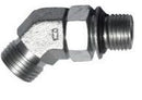 Adaptador de hierro de 5/8" oft ( cara plana ) macho x 1/2"o-ring macho en 45° marca tompkins