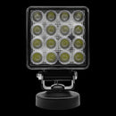 Lampara cuadrada de trabajo (108.5*108.5*67.3mm) 16 led alto poder 4600 lm, luz expansiva c/tornillo mv