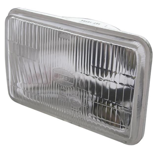 Foco rectangular luz optica con reflector de metal de 6"x4", marca ktc