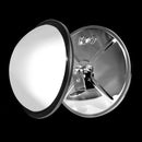 Espejo en acero inoxidable convexo 8 ½" ojo de pescado tornillo central y platina en l