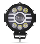 Luz de trabajo redonda 7 led blanco 6300lm multivoltaje, marca ktcPRECIOS INCLUYEN I.S.V.