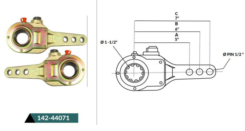 Ratch de frenos 1 ½” fresado fino 28 dientes ajuste manual marca ktc
PRECIOS NO INCLUYEN I.S.V.