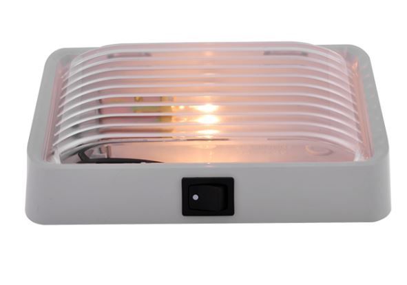 Lámpara de techo rectangular color blanco, switch y cables marca ktc
PRECIOS NO INCLUYEN I.S.V.