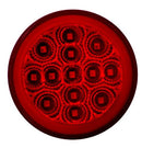 Lámpara demarcadora redonda 13 led de 2.5" roja sin conector, marca ktc