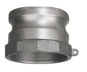 Adaptador de aluminio de 4" macho rapido x 4" hembra npt marca kuriyama coupling