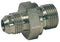 Adaptador 1-5/16"-12 x 1"-11 macho jic 37° flare x macho bspp marca dixon