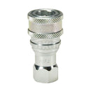 Acople o camisa rapida hembra  nptf 3/8"-18 dqc h-series iso-b válvula de asiento 4000 psi (275 bar) -40°f to +250°f (-40°c to +121°c) marca dixon