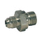 Adaptador 3/4"-16 x 1/2"-14 macho jic 37° flare x macho bspp marca dixon