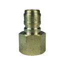 Punta rápida hembra de intercambio directo dqc rosca 3/8”-18 nptf de latón serie e marca Dixon