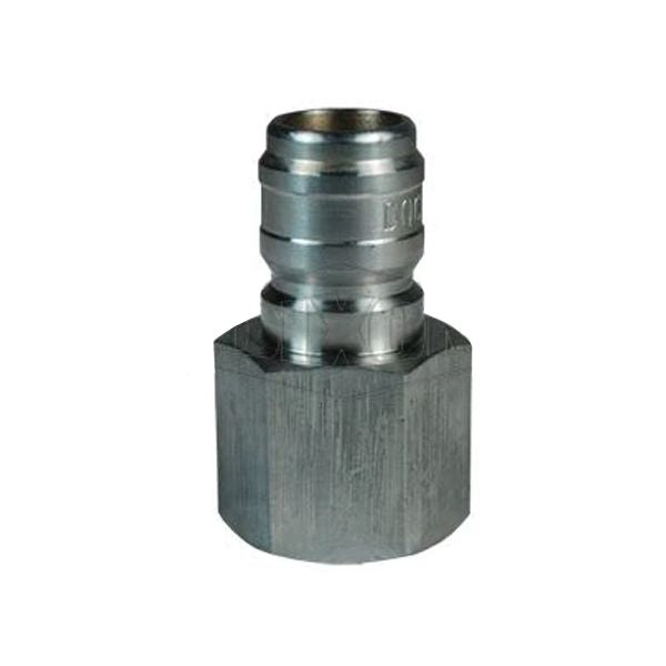 Punta rápida hembra de intercambio directo dqc rosca 1/2"-14 nptf serie e de acero marca dixon