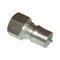 Punta rápida hidraulica de 1/4" x 1/4" npt hembra marca dixon