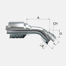 Acople hidráulico de 1/4" manguera de 1 y 2 malla a 3/8" hembra jic 45* marca covalca
PRECIOS NO INCLUYEN I.S.V.