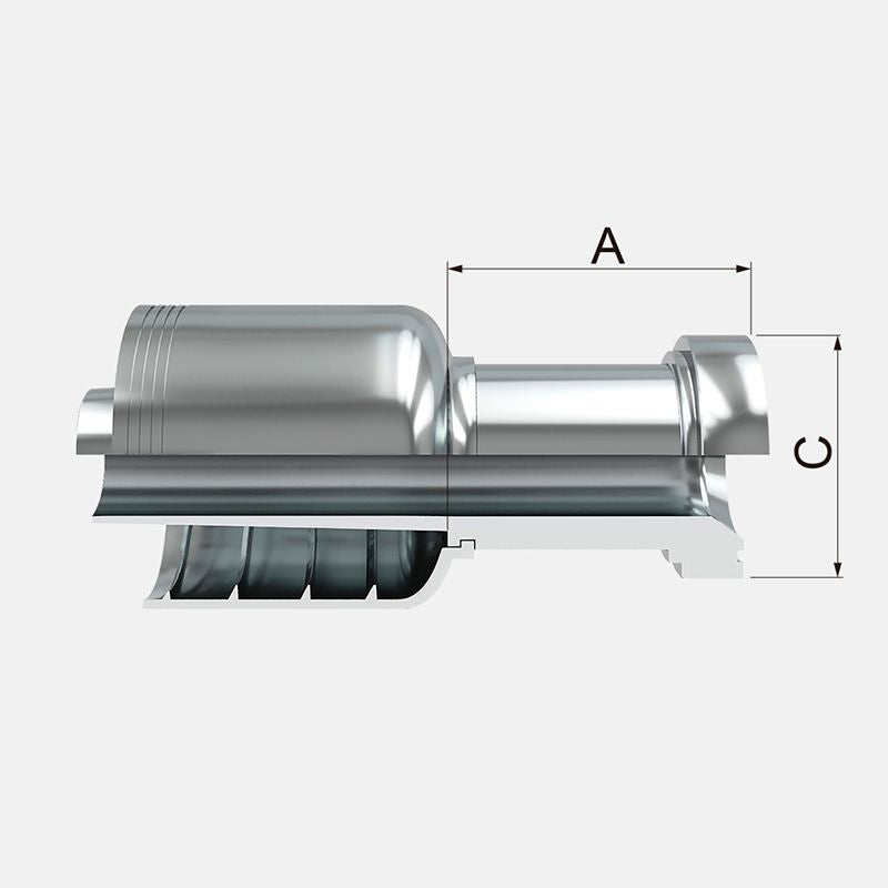 Acople hidráulico de 3/4" manguera de 4 y 6 malla a 3/4" pa plato de 61° derecho marca covalca 
PRECIOS NO INCLUYEN I.S.V.