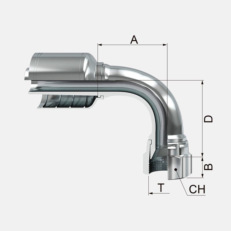 Acople hidráulico de 3/8" manguera de 1 y 2 malla a 3/8" hembra sae en 90° marca covalca
PRECIOS NO INCLUYEN I.S.V.