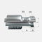 Acople hidráulico de 3/8" manguera de 1 y 2 malla a 3/8" sae hembra derecho marca covalca 
PRECIOS NO INCLUYEN I.S.V.
