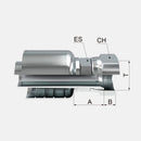 Acople hidráulico de 3/8" manguera de 1 y 2 malla a 3/8" sae hembra derecho marca covalca 
PRECIOS NO INCLUYEN I.S.V.