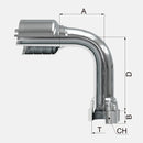 Acople hidráulico de 3/8" manguera de 1 y 2 malla a 3/8" hembra jic en 90° largo marca covalca
PRECIOS NO INCLUYEN I.S.V.