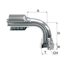 Acople hidráulico de 1/2" manguera de 1 y 2 malla a 5/8" hembra jic en 90° marca covalca
PRECIOS NO INCLUYEN I.S.V.