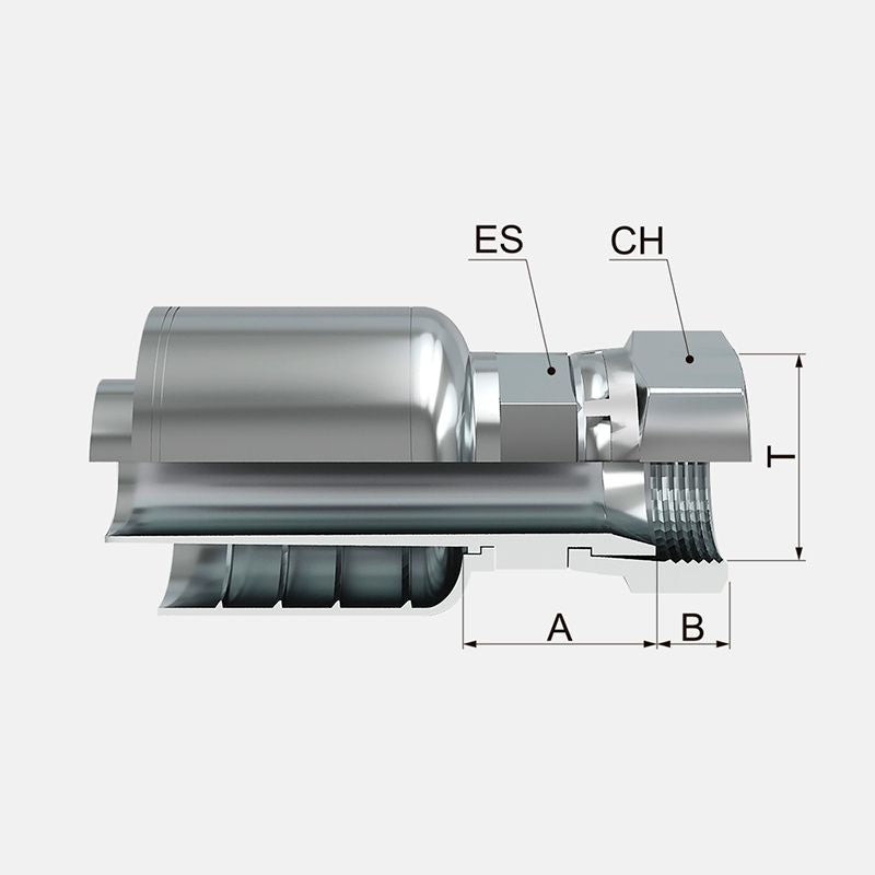 Acople hidráulico de 3/8" manguera de 1 y 2 malla a 3/8"  mjpf hembra derecho marca covalca
PRECIOS NO INCLUYEN I.S.V.