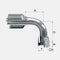 Acople hidráulico de 3/8" manguera de 1 y 2 malla a 3/8" oft  hembra en 90° marca covalca 
PRECIOS NO INCLUYEN I.S.V.