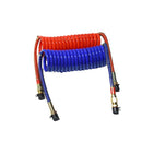 Juego de mangueras de aire azul y roja para activar el sistema de frenos de contenedor, pipa o remolque marca Fleetrite