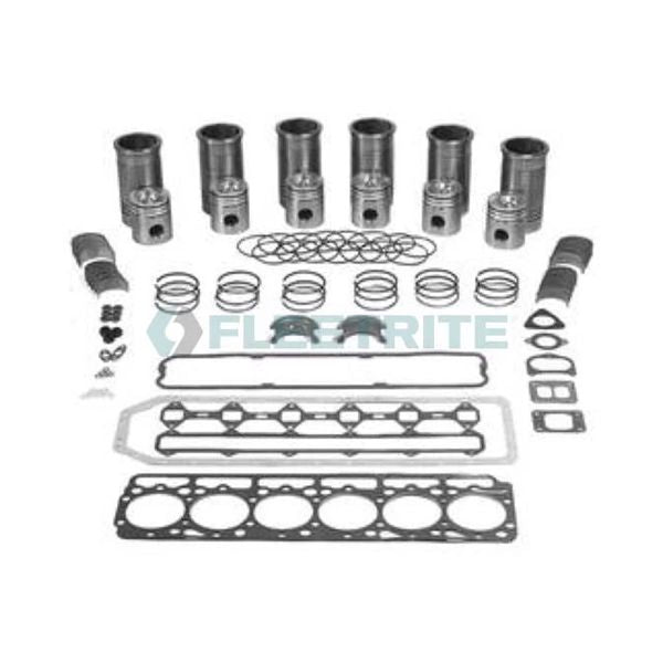 Kit de overhaul para motor international dt466e con sistema egr año 2004-2005 245hp marca fleetrite