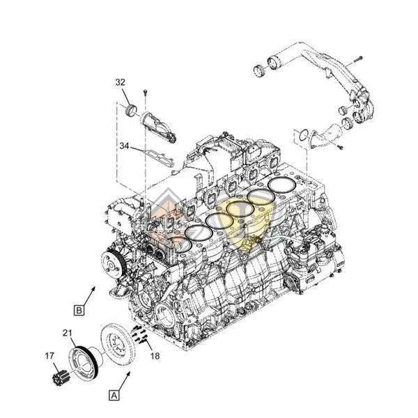 Kit de conversión retrofit de fan clutch para prostar marca international