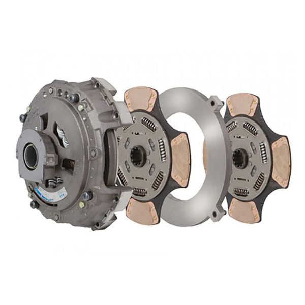 Prensa de clutch de 15.5" x 2" doble disco de 1760 lbs torque, ajuste manual reman marca eaton