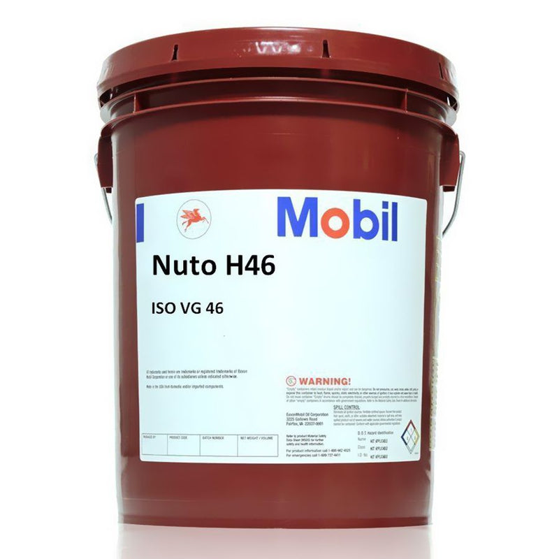 Cubeta de lubricante mobil para sistemas hidráulicos antidesgaste de calidad iso 46 nuto h 46
PRECIOS NO INCLUYEN I.S.V.