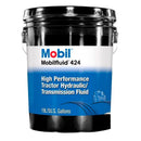 Mobilfluid 424, lubricante multiuso para tractores agricoles, ideal para el sistema hidrualico y la transmision