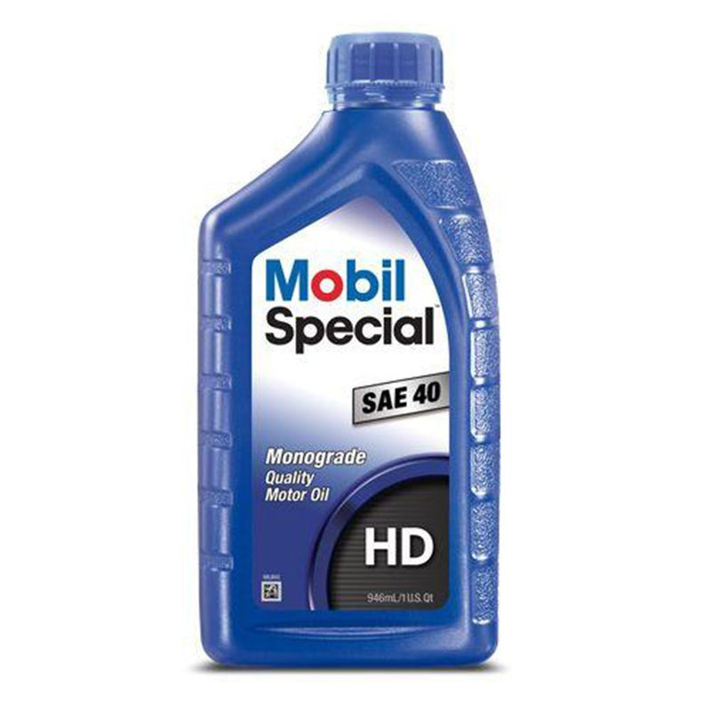 Mobil special hd 40, es un lubricante monogrado sae 40 para motores gasolina.