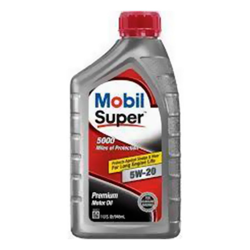 Mobil super 5w-20, lubricante tecnologia premium, para motores gasolina modernos y antiguos