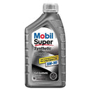 Mobil super synthetic 5w-30, aceite sintetico para motores gasolina, garantiza proteccion contra el desgaste, la corrosion, excelente propiedades limpieza prologando la vida util de tu motor.