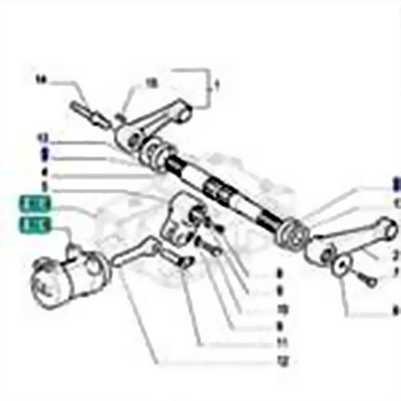 Sello de control hidráulico new holland 4430 - 4230 - 4030 - 4635 - 5635 - 4835 - 7635 - 6635 - td80 - td90 - td95 - td5.90 - td5.100 - td80d - td90d - td95d - tl80 - tl85 - tl85e - tl90 - tl95 - tl95e - tl100 - tl100 iveco