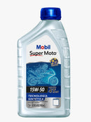 Mobil super moto 4t 15w-50, lubricante sintetico para motocicletas con motor 4 tiempos, formulado para brindar triple proteccion, transmision, motor y embrague, incorporando su nueva tecnologia "molecula antidesgaste termoactivada"