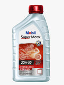 Mobil super moto 4t 20w-50, lubricante de tecnologia premium (semisintetica) para motocicletas con motores de 4 tiempos, para aplicaciones severas y moderadas.