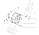 Alternador new holland 7610s - 6610s - 5610s - t7.140 - t7.150 - t7.165 - t7.180 - tm7010 - tm7020 - tm7030 - tm7040 - ts6.110 - ts6.120 - ts6.125 - ts6020 - ts6030 brasileño