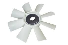 Ventiladora de 30" de largo, 8 aspas, 2 1/2" diámetro para cabezales marca fleetrite