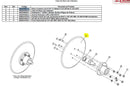 Disco redondo liso 8.1/2" x 3.00mm 5 agujeros ø7mm r. 32,5 afe. baldan plb