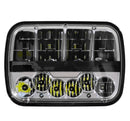 lámpara optica rectangular 7" 12 led osram funcion alta/baja mv