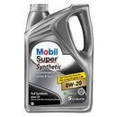 Mobil super synthetic 0w-20, aceite sintético para motores gasolina, garantiza protección contra el desgaste, la corrosión, excelente propiedades limpieza prologando la vida util de tu motor.